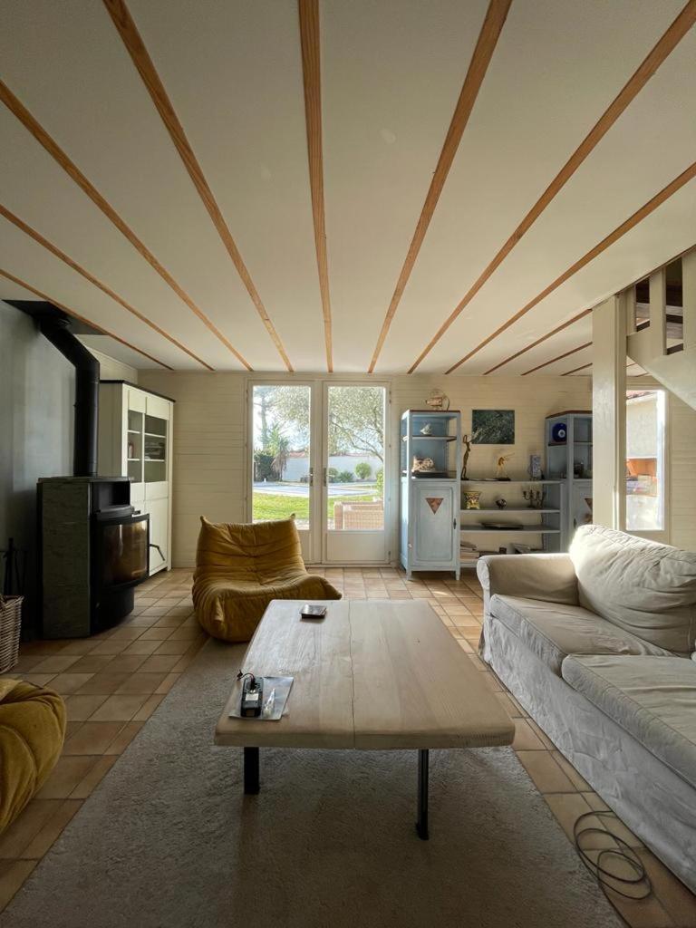 Maison Familiale En Bois Avec Piscine, Proche Du Bassin Гюжан-Местрас Экстерьер фото